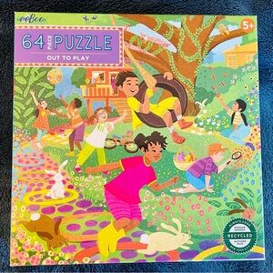 NWT Out to Play 64 Piece Jigsaw Puzzle, Perfect Project for Little Hands ages 5+